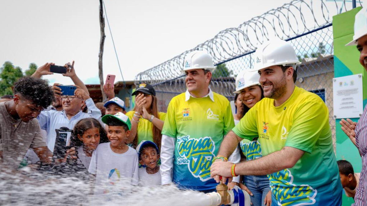 Llega el agua a Soplaviento