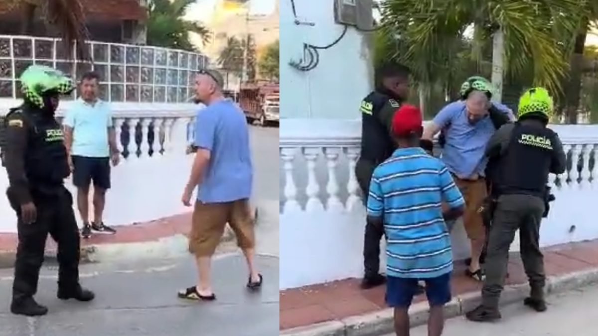 Extranjero bajo efectos alucinógenos se enfrentó a la policía en Cartagena