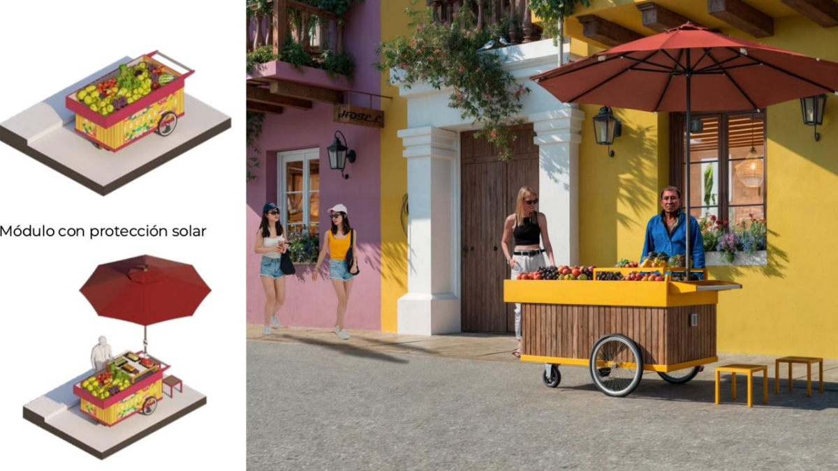 Vendedores populares del Centro Histórico tendrán nuevos puestos de ventas tras donación del gobierno de Italia al Distrito