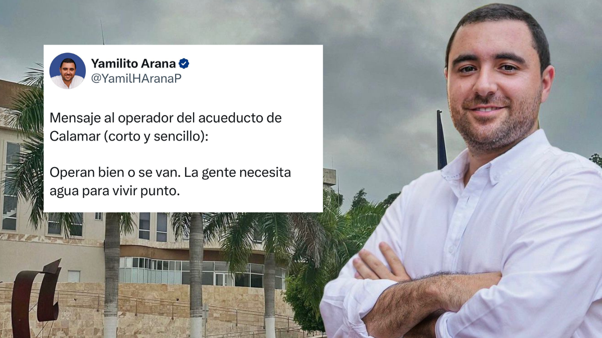 Gobernador de Bolívar le manda un mensaje al operador de agua de Calamar