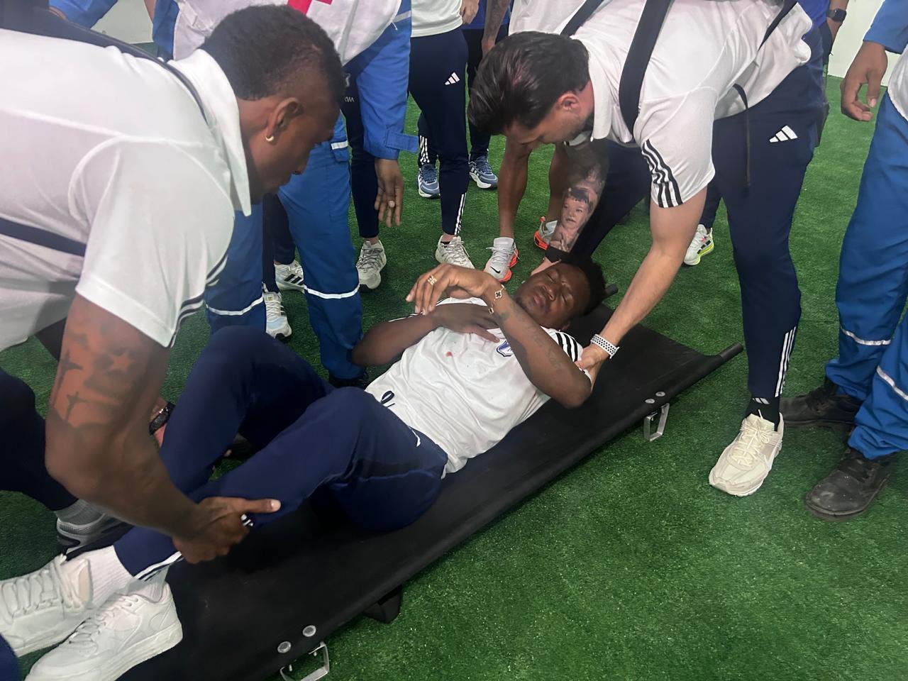 Iván arboleda herido en ataque a bus de Millonarios