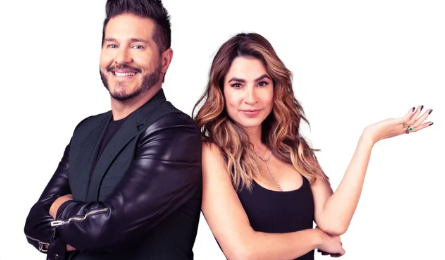 Carla Giraldo y Marcelo Cezán, presentadores de La Casa de los Famosos