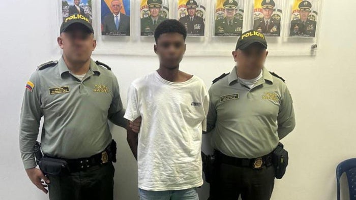 Capturan a presunto delincuente en el Centro Histórico de Cartagena