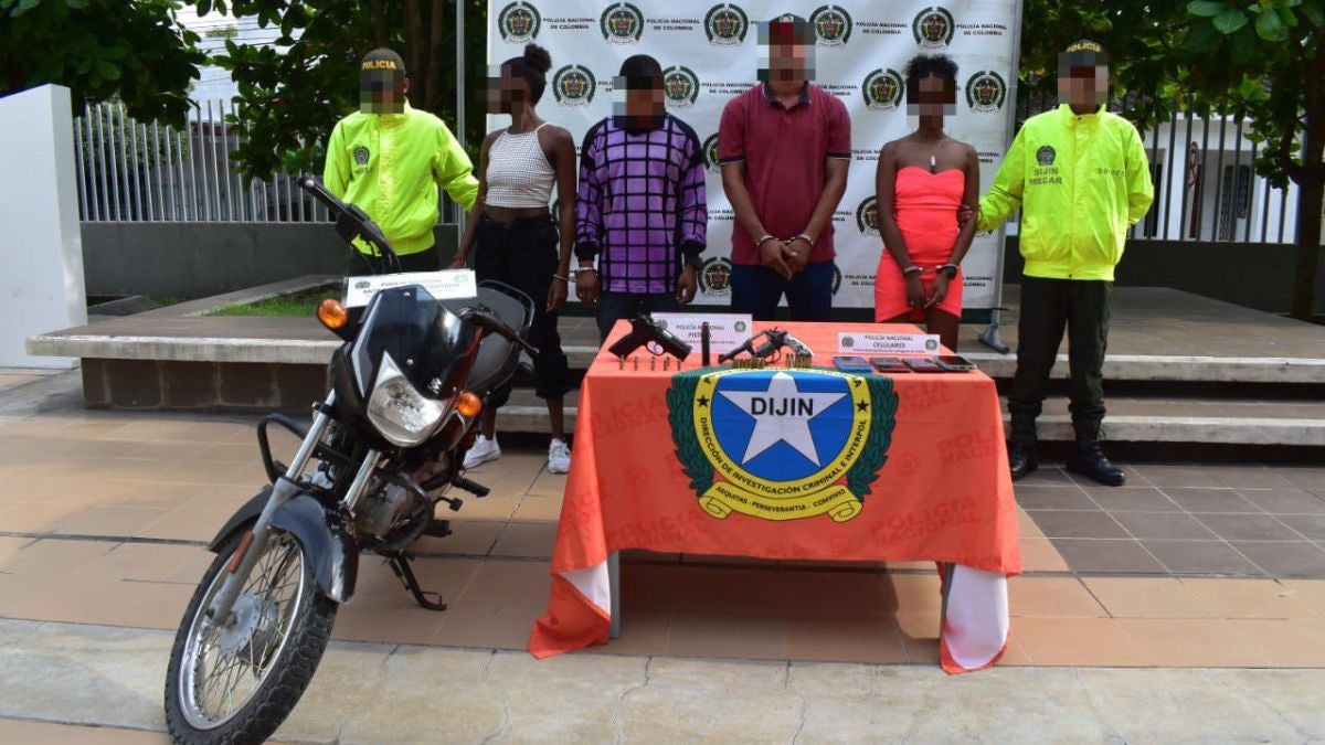 capturados en Cartagena