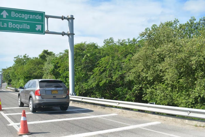 Reductores de velocidad, corregimiento de La Boquilla
