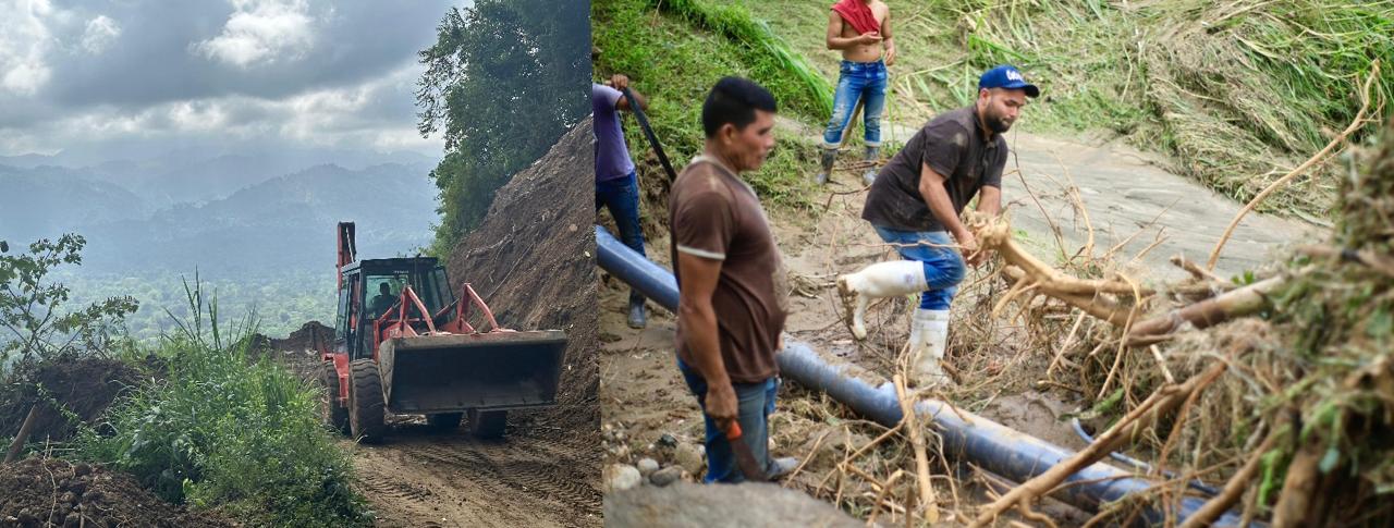 Alcaldía prioriza obras de rehabilitación vial en la Sierra Nevada de Santa Marta