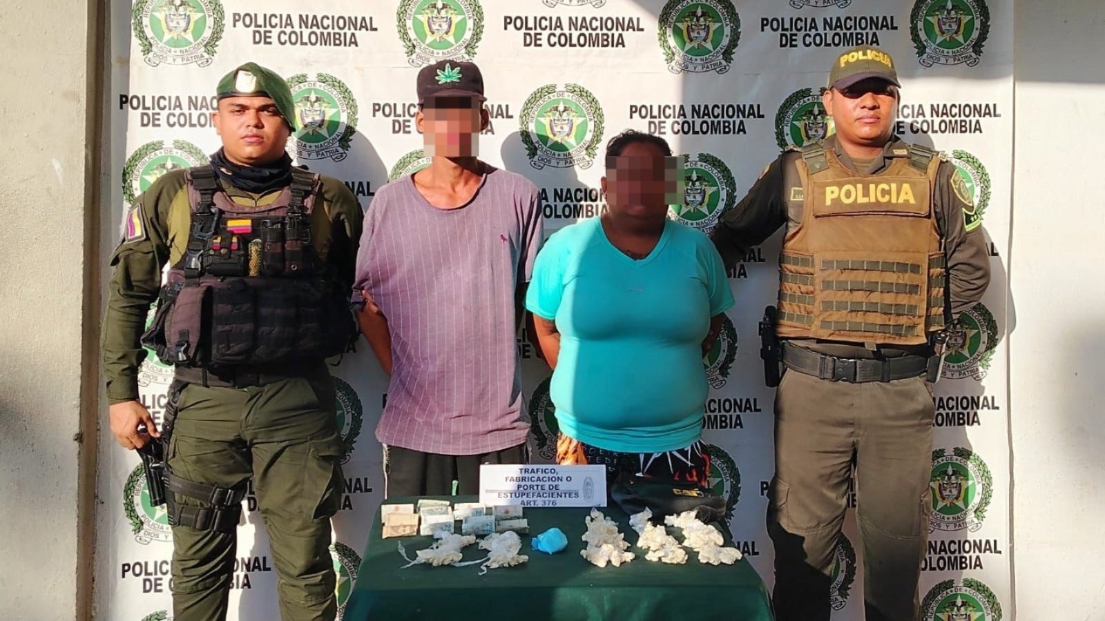 Los presuntos capturados fueron dejados a disposición de la Físcalía.