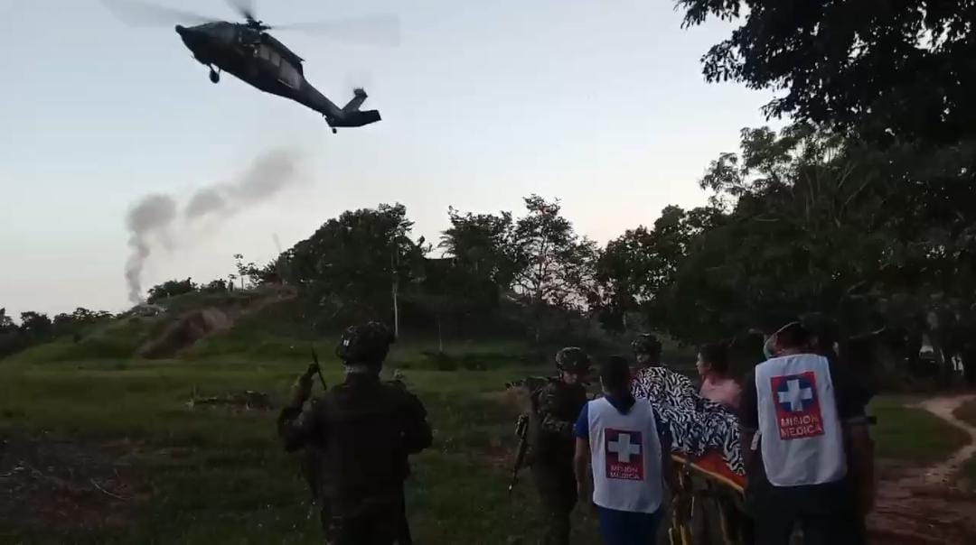 Vía área evacuan heridos en enfrentamientos entre grupos armados en el Catatumbo