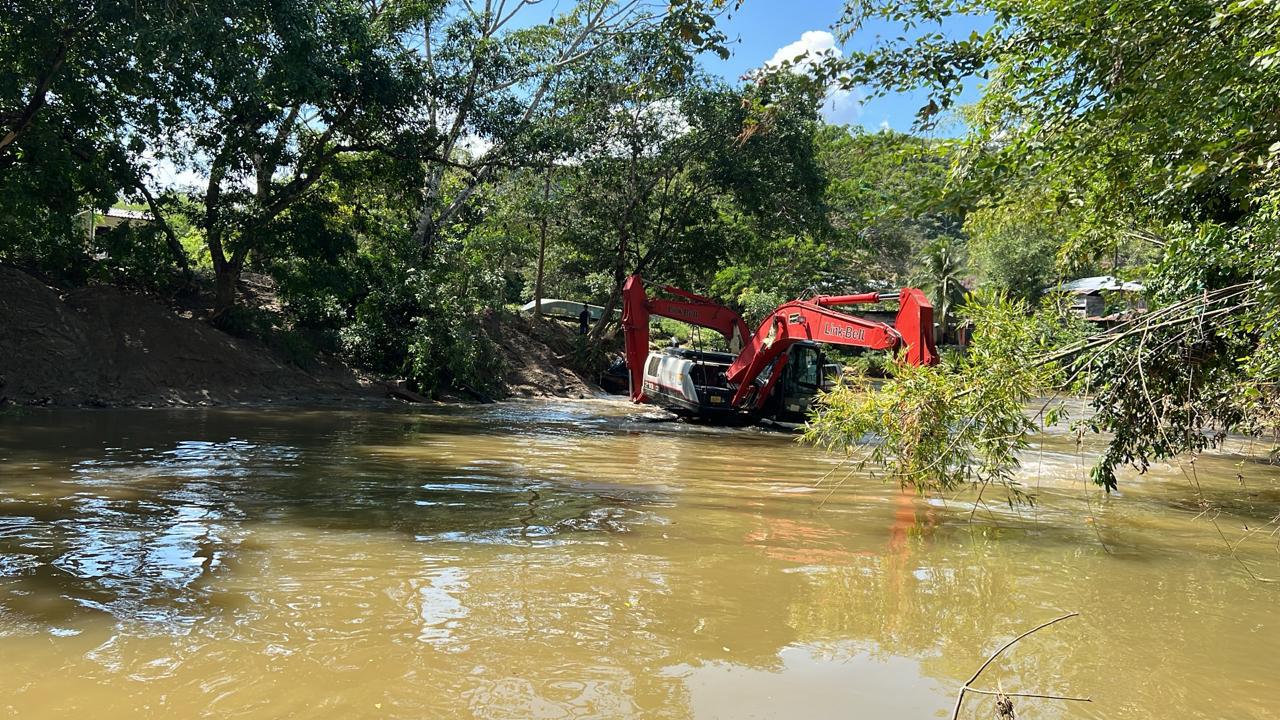 Continúan los trabajos para mitigar las consecuencias de la temporada invernal 2024 en Montecristo (Bolívar)