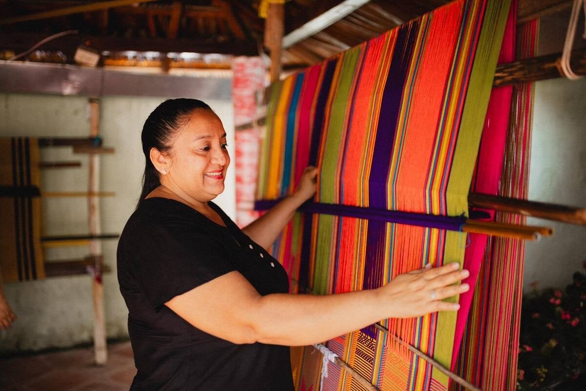 Artesana de Bolívar.