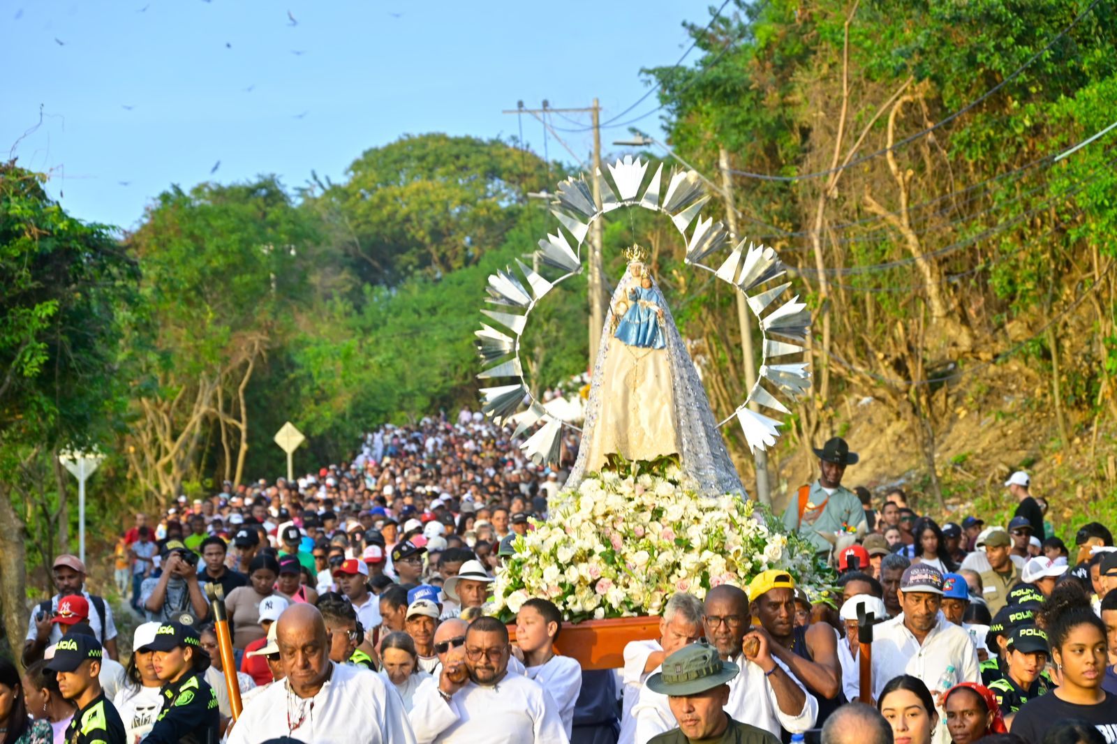Más de 48 personas subieron a la popa en las Fiestas de la Candelaria