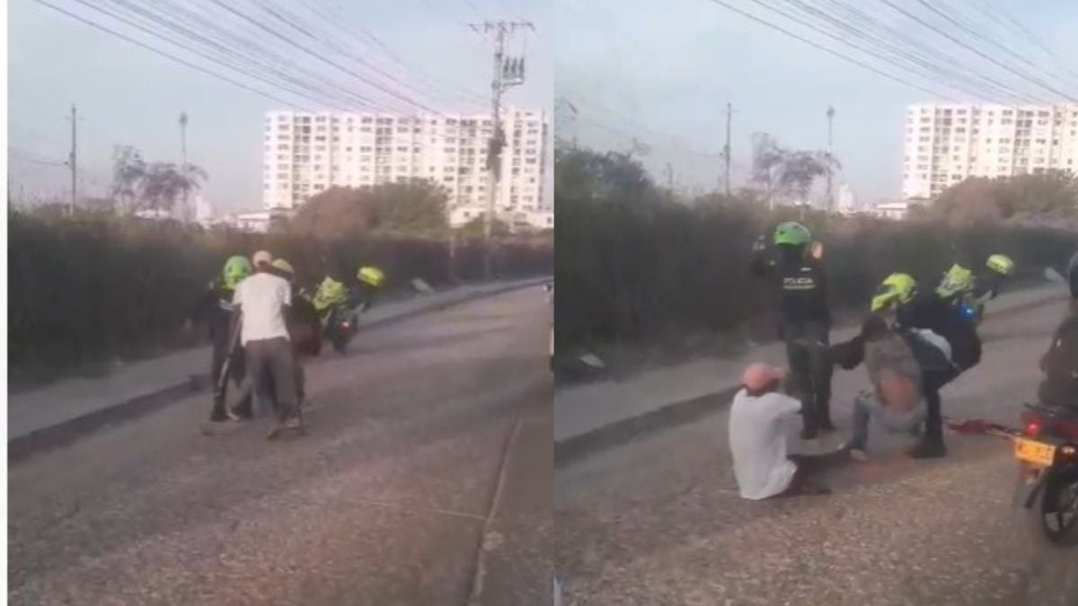 Patrulleros agreden a hombre en condición de discapacidad Cartagena