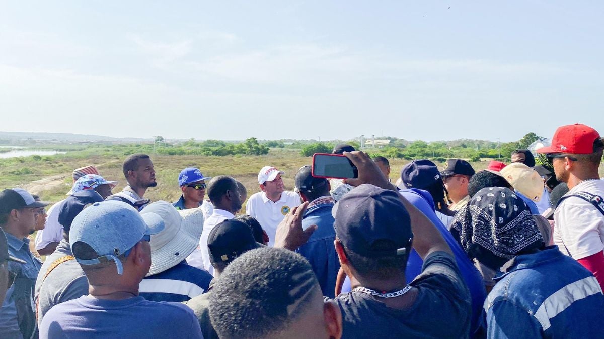 Imagen de los acercamientos de la comunidad con autoridades