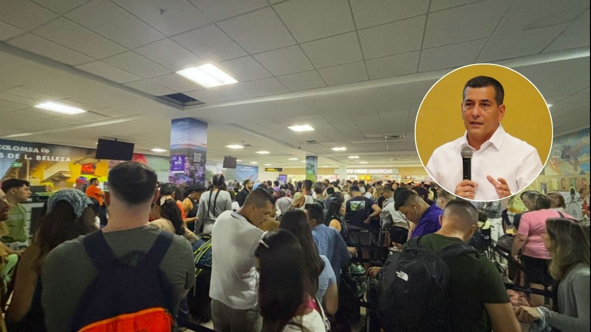 Imagen del Aeropuerto de Cartagena difundida por el alcalde Turbay Paz