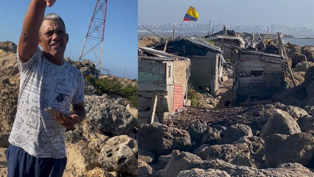 Los moradores de Bocas de Ceniza (Atlántico).