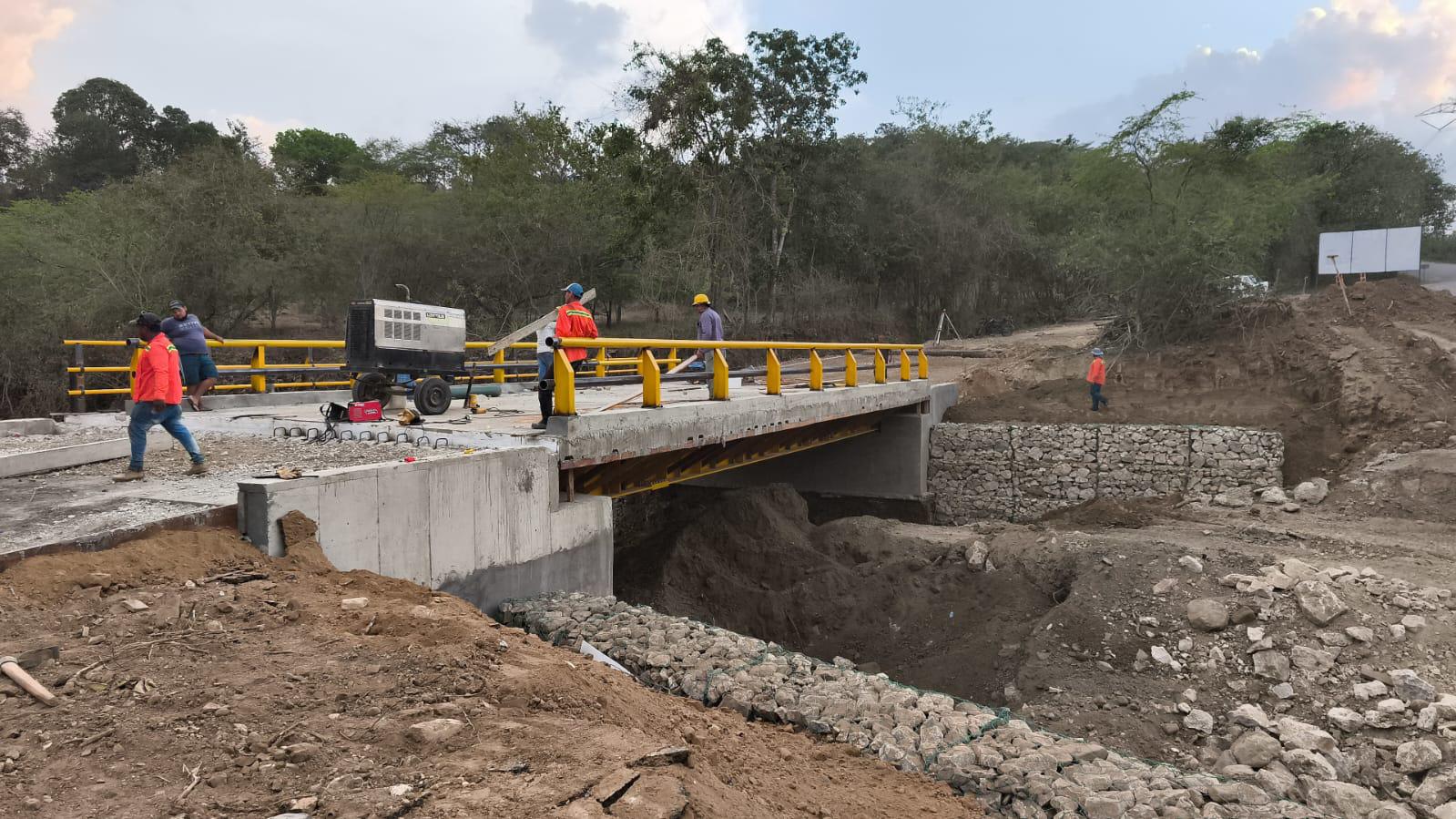 Finalizan obras de un puente que había dejado a 20.000 personas incomunicadas al norte de Bolívar