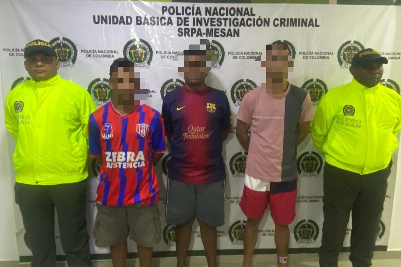 Caen tres piezas de la red señalada de distribuir narcóticos en entornos escolares de Santa Marta