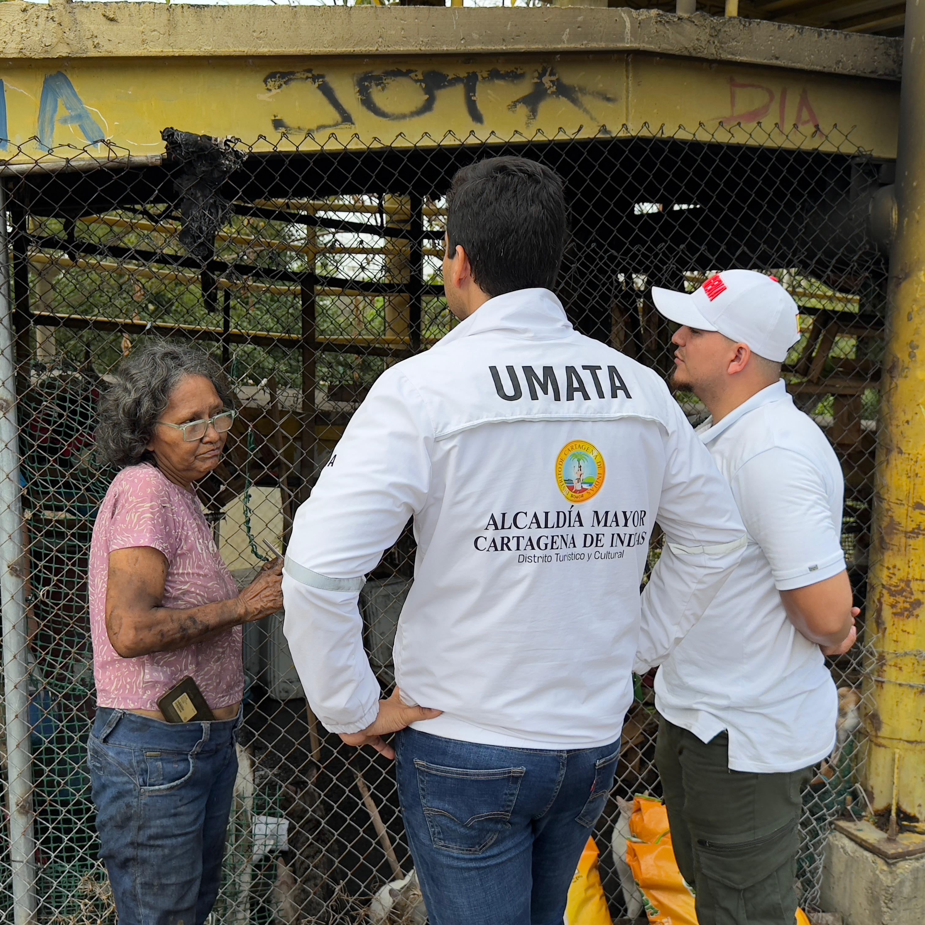 Autoridades en refugio de gatos