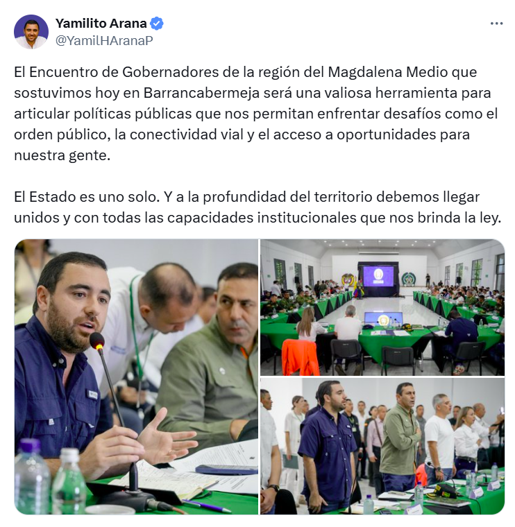 Captura de pantalla de sus redes sociales