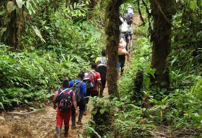 Desplazamientos Arenal del sur, Bolívar.
