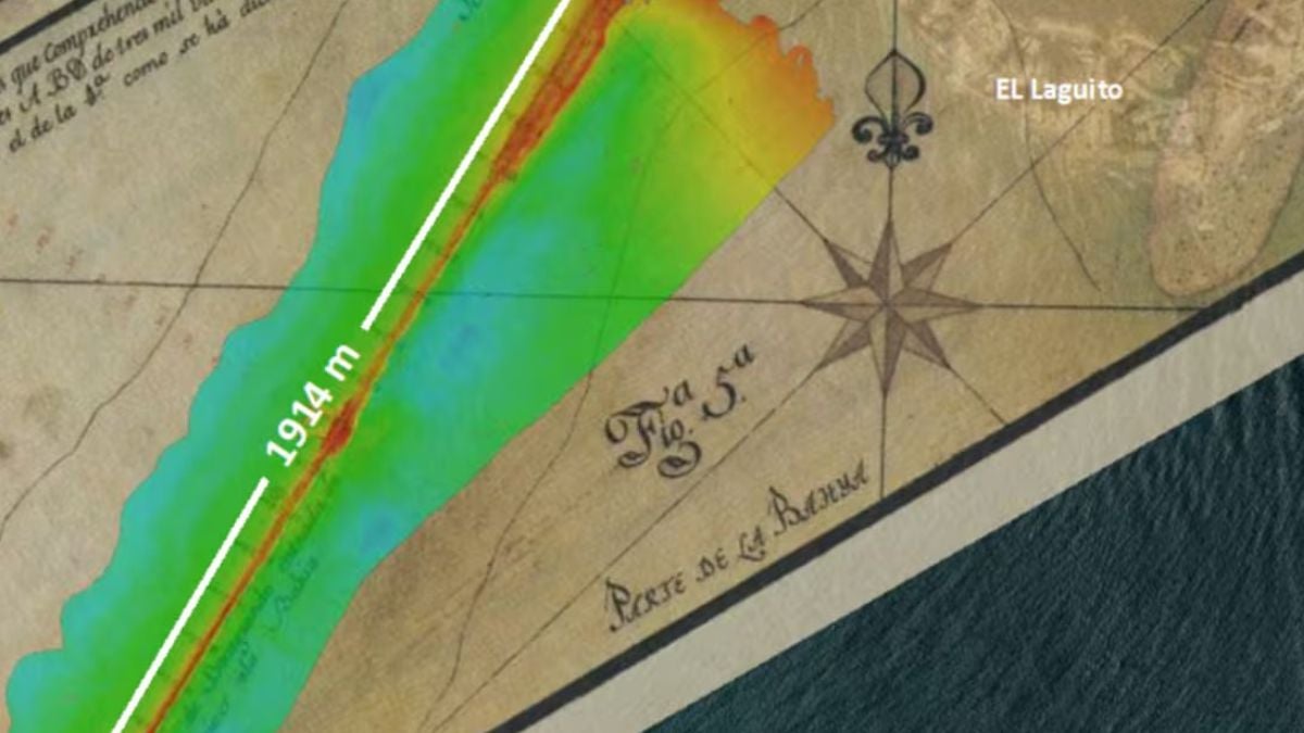 Imagen de los planos hallados por las autoridades