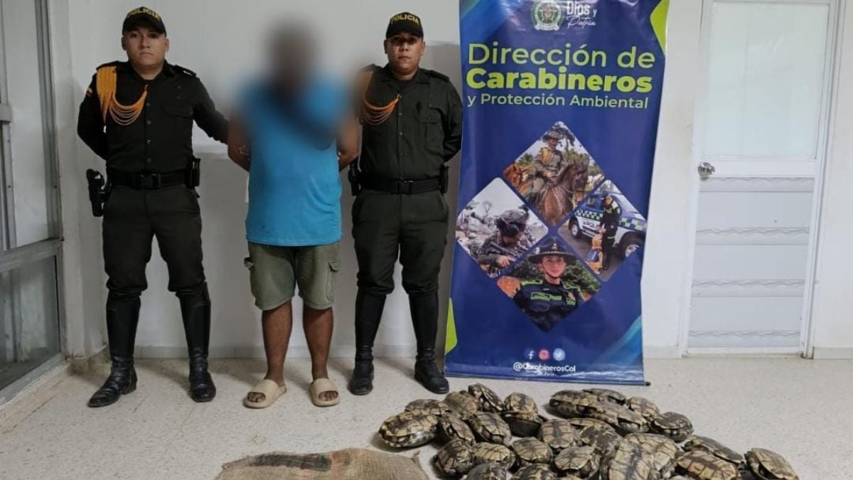 Uno de los capturados por las autoridades