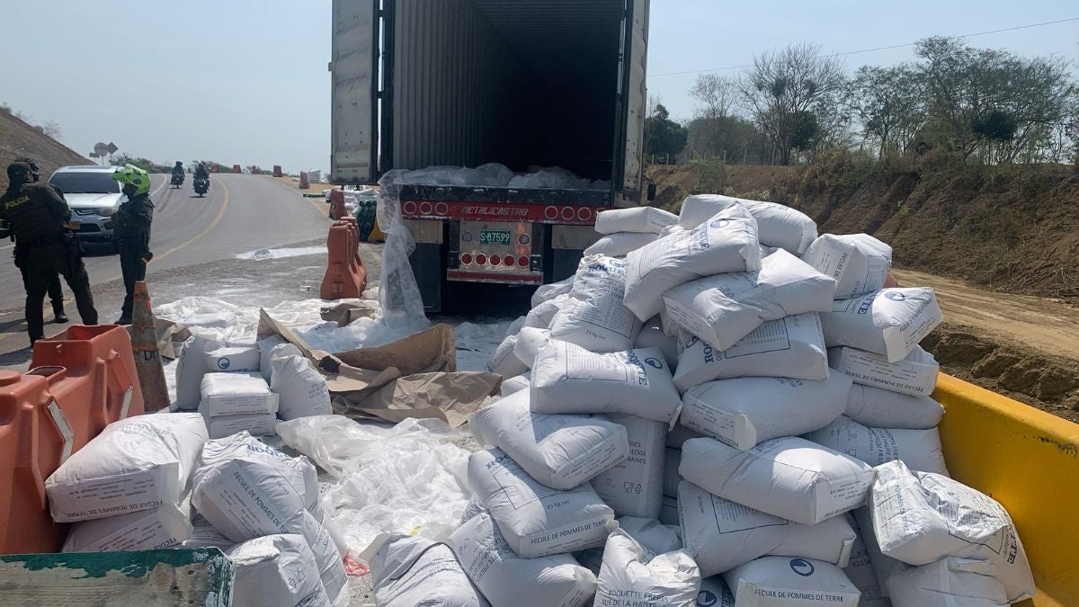 Imagen de los productos saqueados