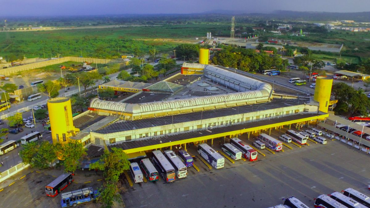 Imagen panorámica de la terminal