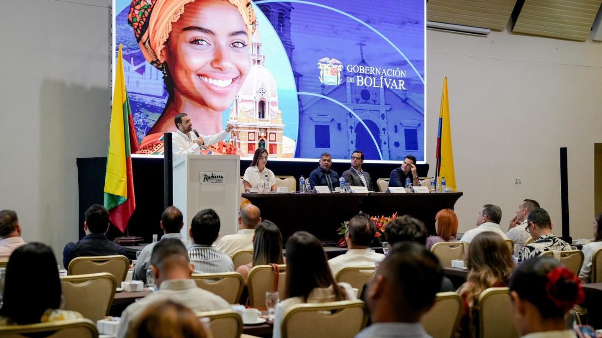 Imagen de la intervención del gobernador de Bolívar.