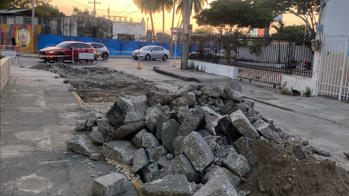 Rehabilitación la avenida Jiménez en Manga