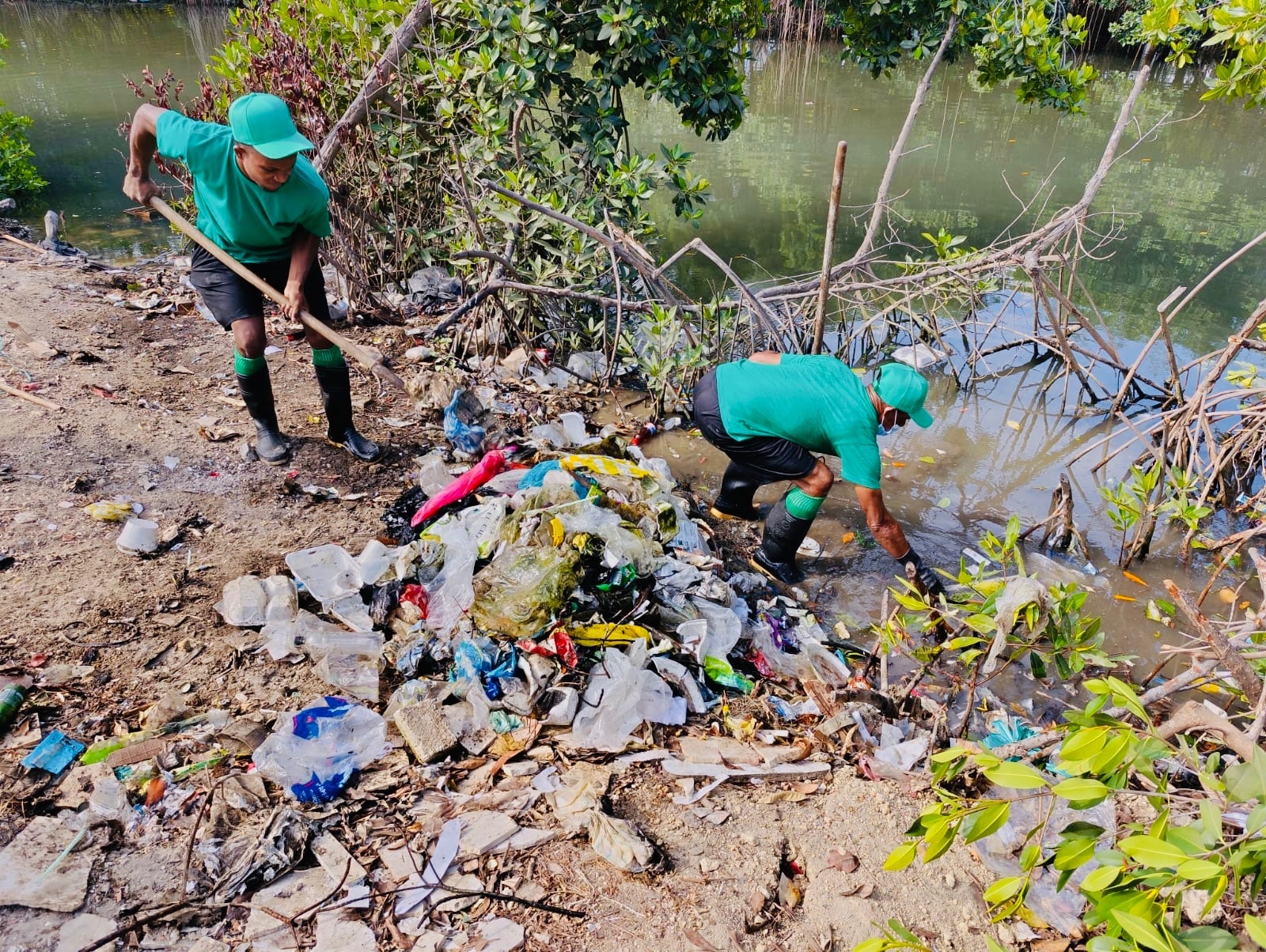 Habitantes de calle lideran jornada ambiental