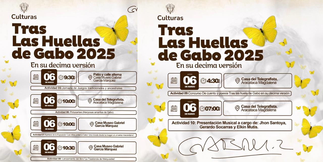 Aracataca celebra la magia de Gabo en su natalicio 98