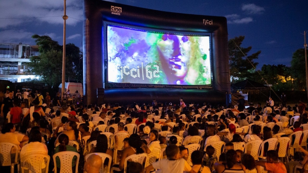 Cine en los Barrios durante la edición 62 del FICCI
