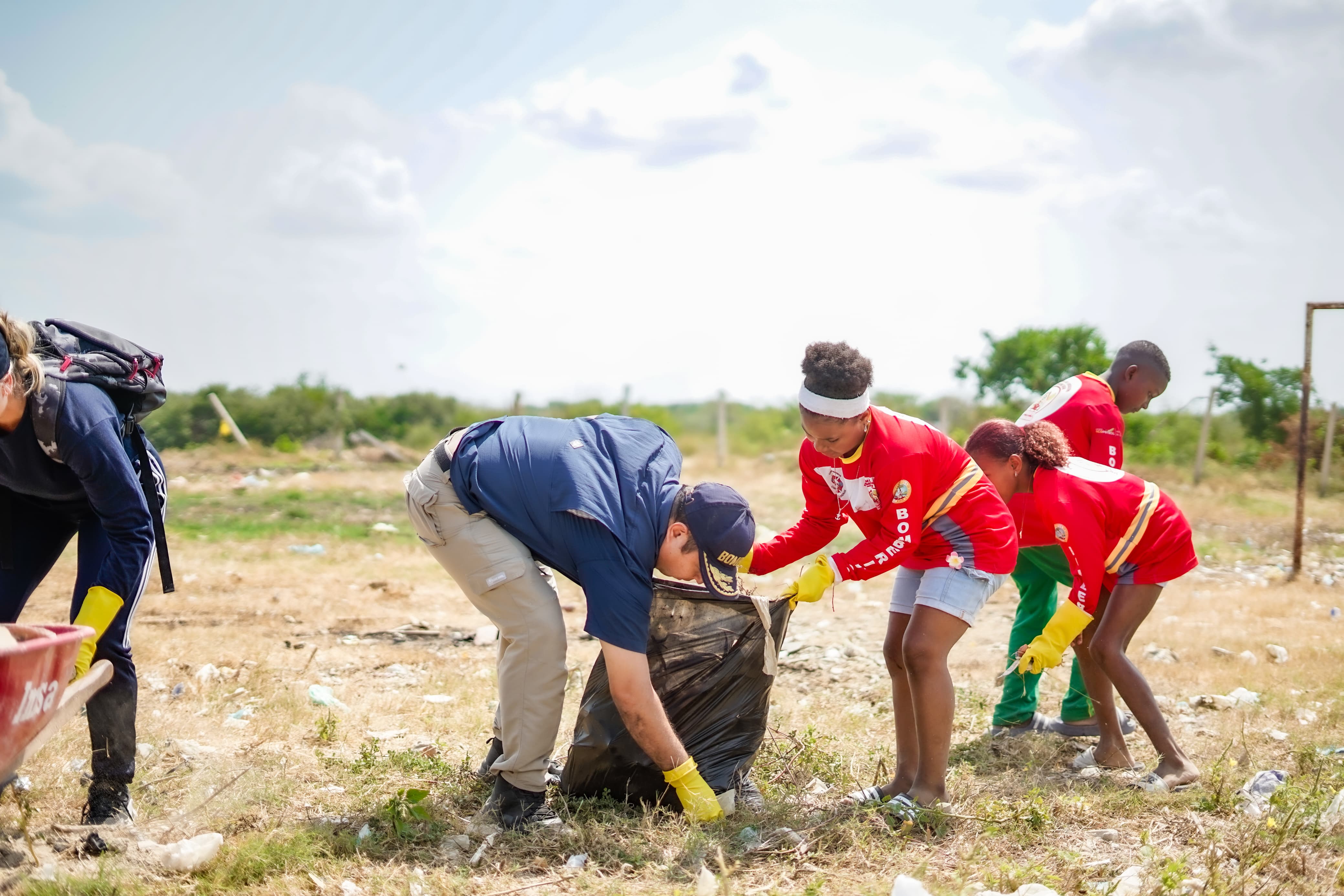 Campaña Cuerpo de Bomberos, limpiezas.