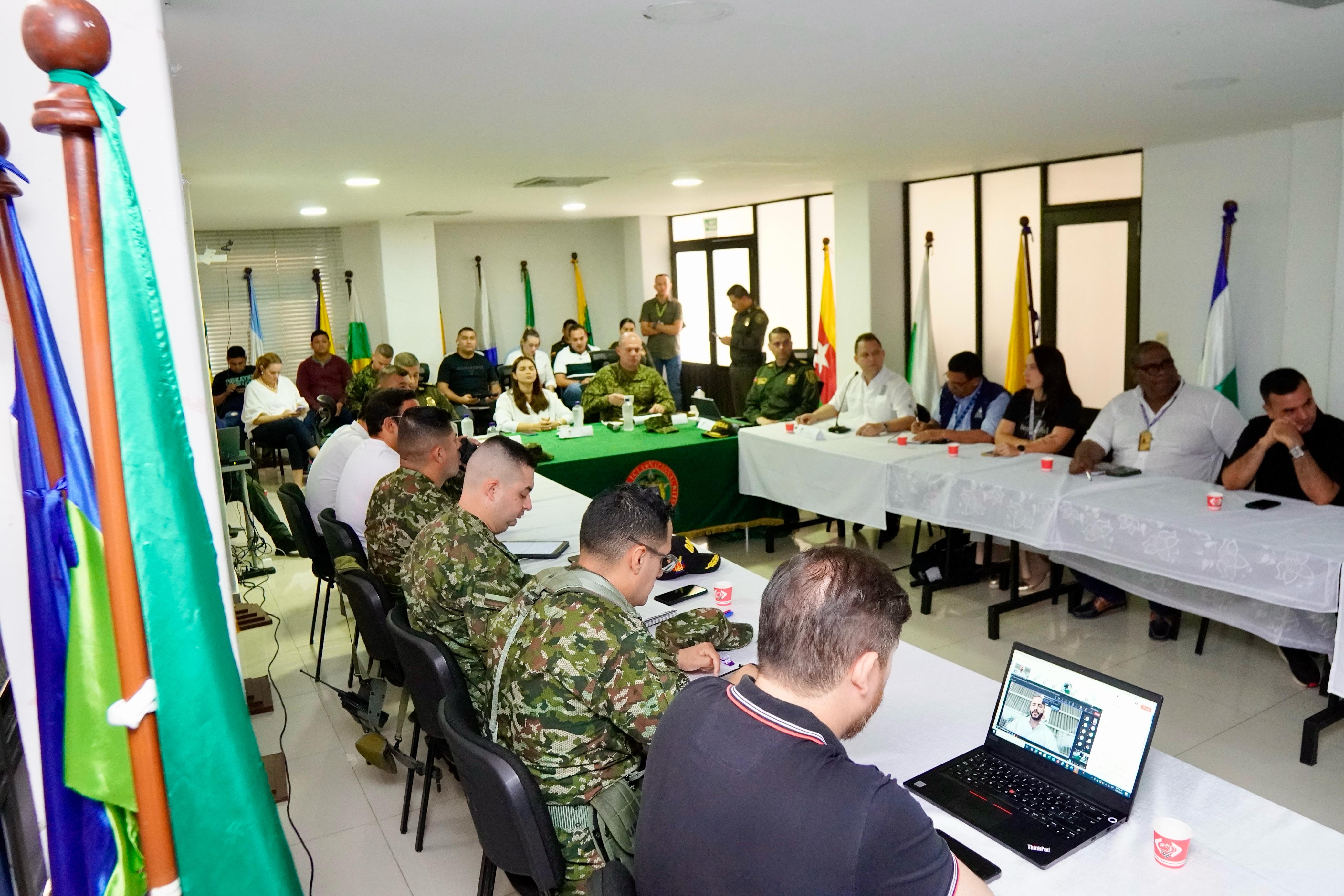 Las autoridades se reunieron hoy en la mañana