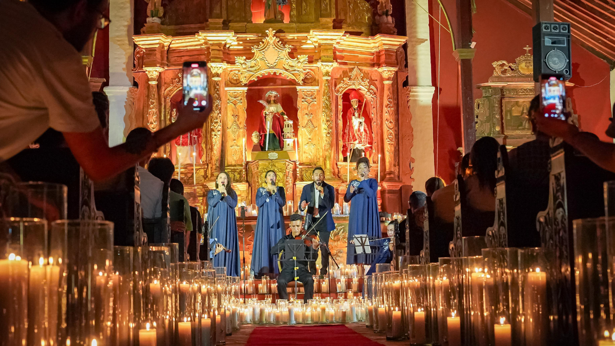 Concierto de luz y fe en Mompox