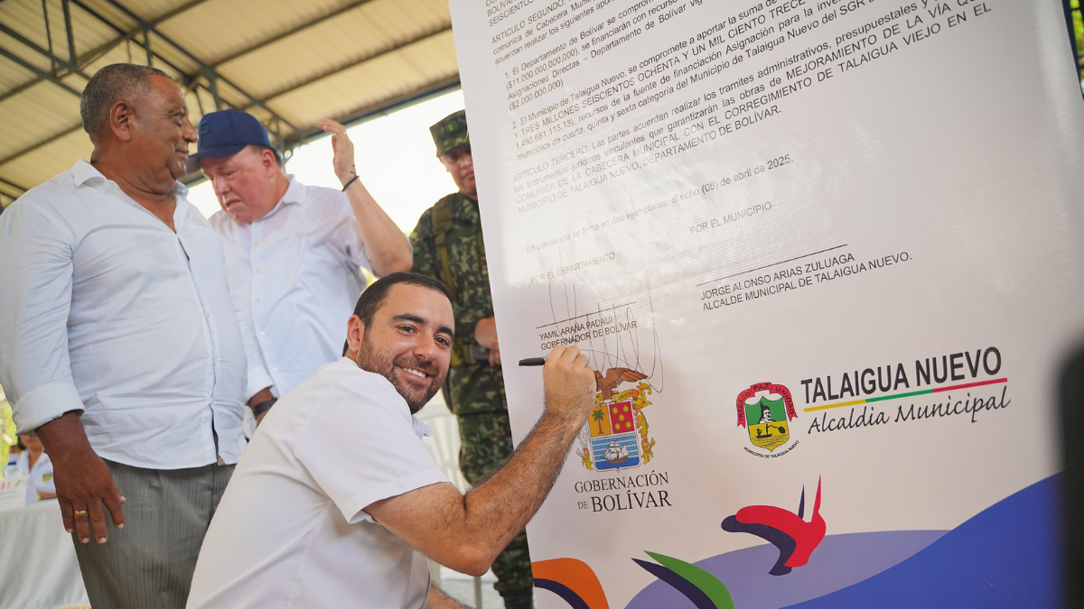 Gobernador de Bolívar en Talaigua Viejo