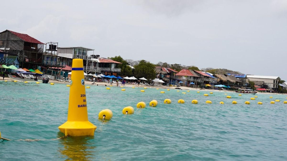 Imagen de las playas en el sector