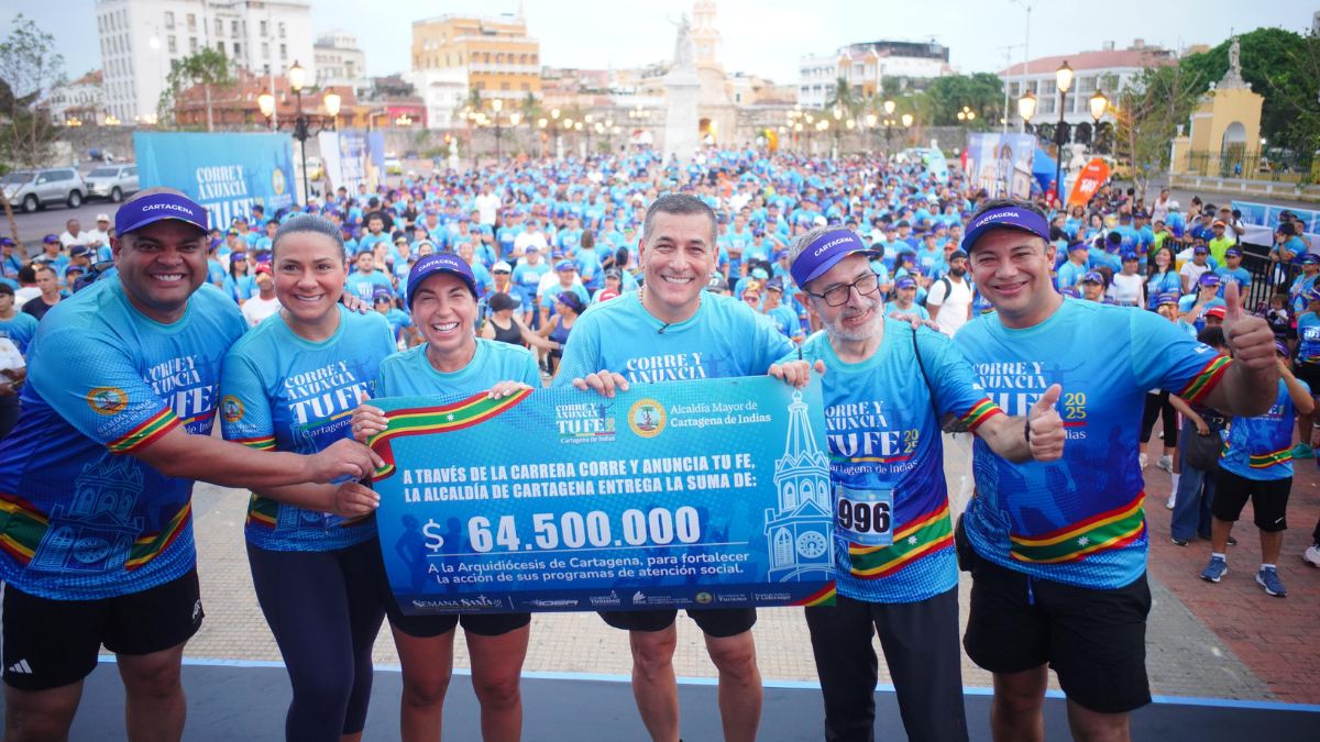 “Corre y anuncia tu fe” en Cartagena