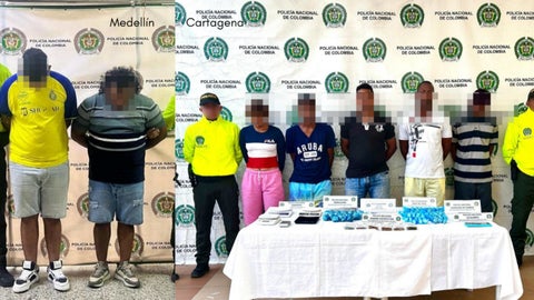 Capturan a ocho presuntos homicidas señalados de 13 crímenes en Cartagena