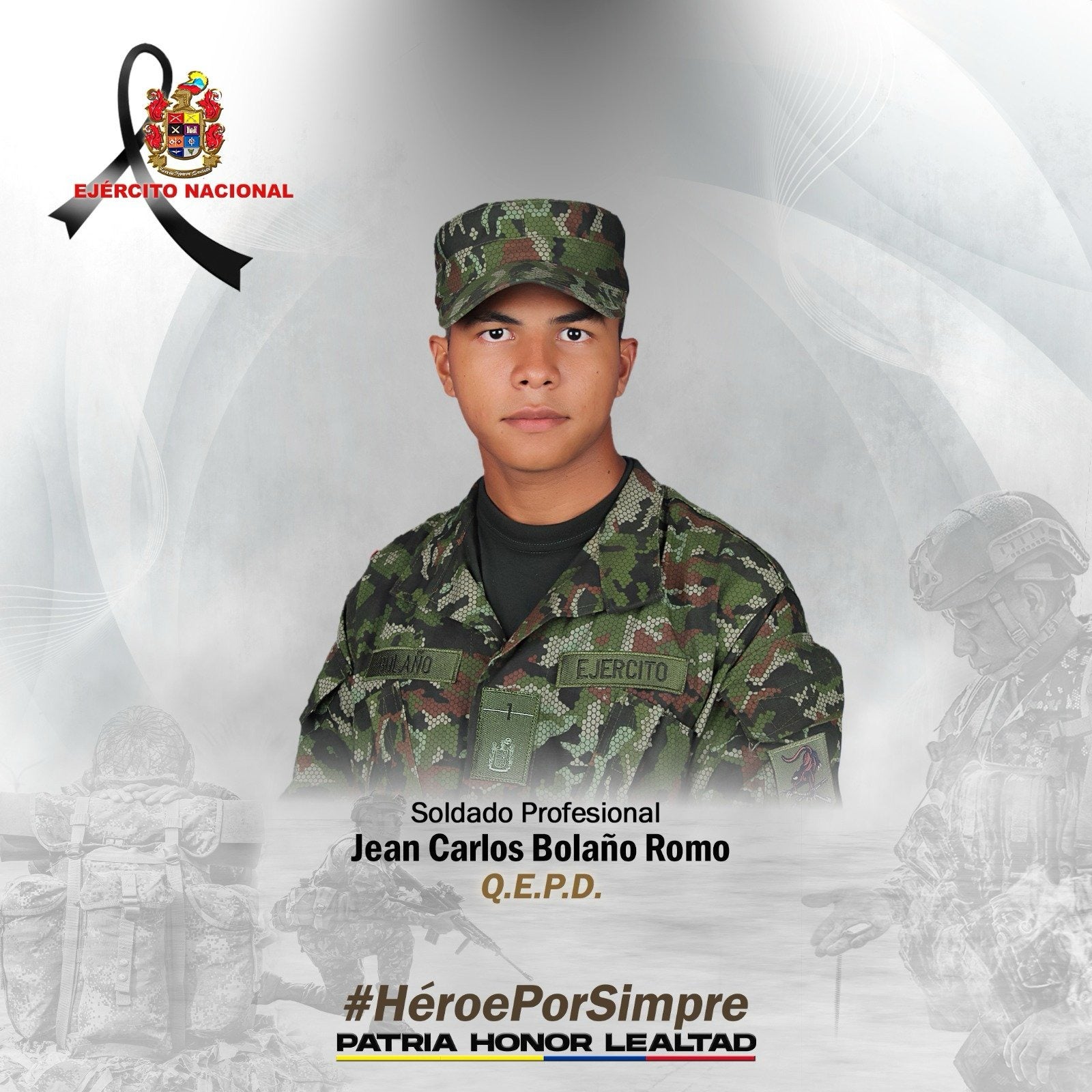 Soldado muerto en ataque