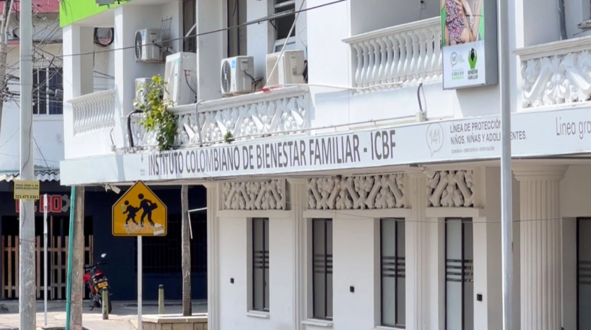 Fachada del ICBF en Barranquilla.