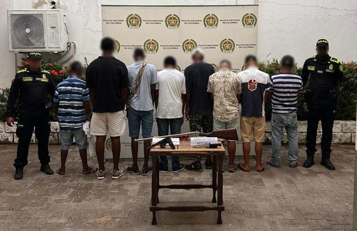 Operativo relámpago permitió capturar a ocho presuntos atracadores en taxi