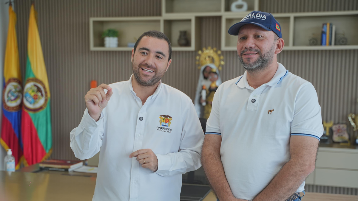 Gobernador Arana y alcalde del Carmen de Bolívar