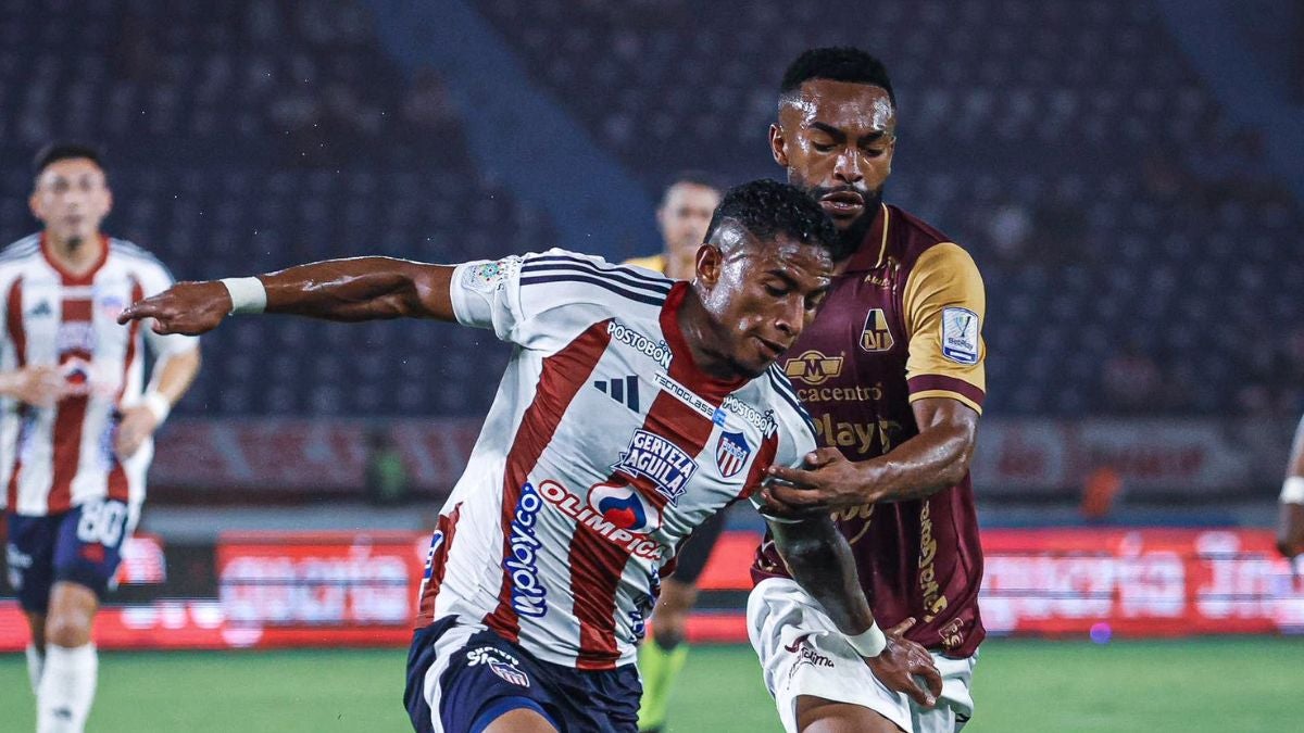 Junior empata 1-1 con Tolima en el inicio de los cuadrangulares de la Liga BetPlay 2025-1