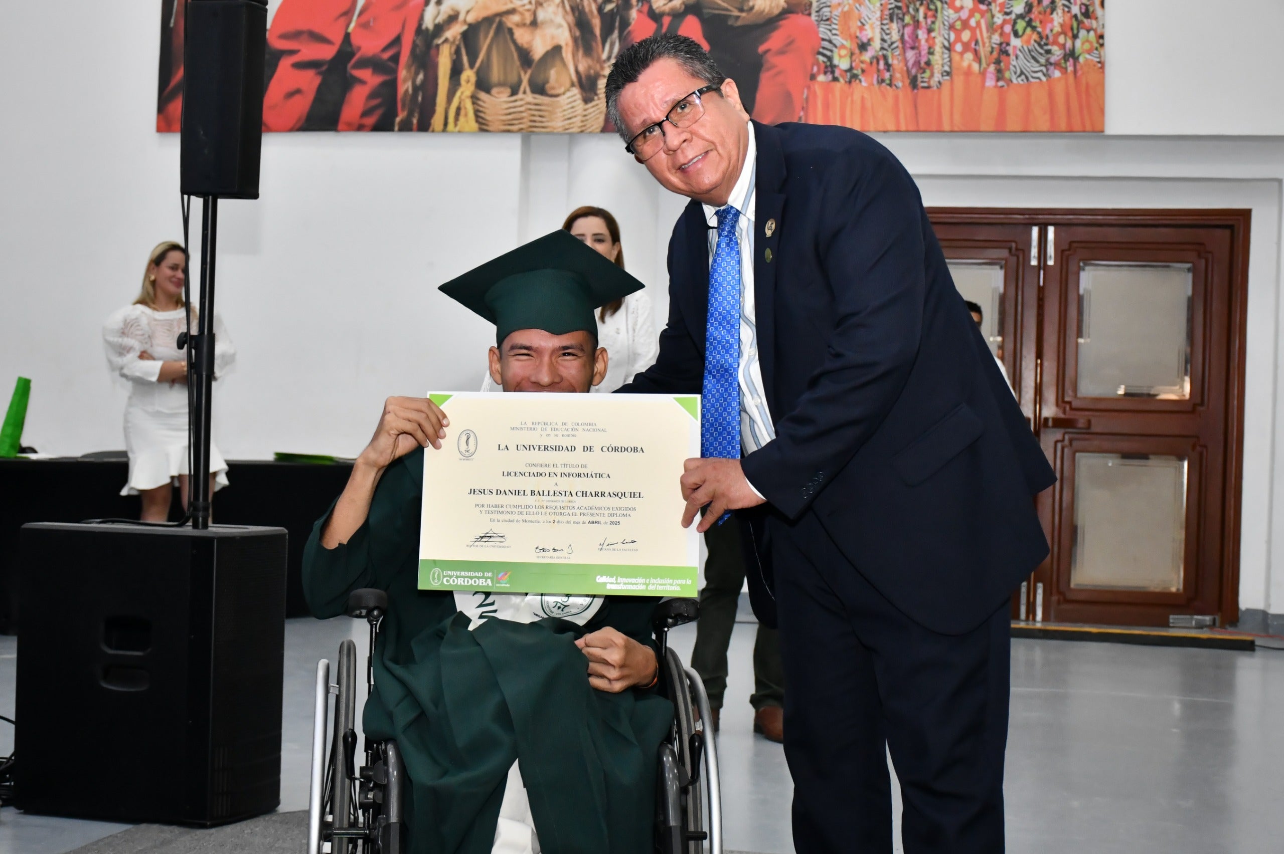 La ceremonia fue en la Universidad de Córdoba