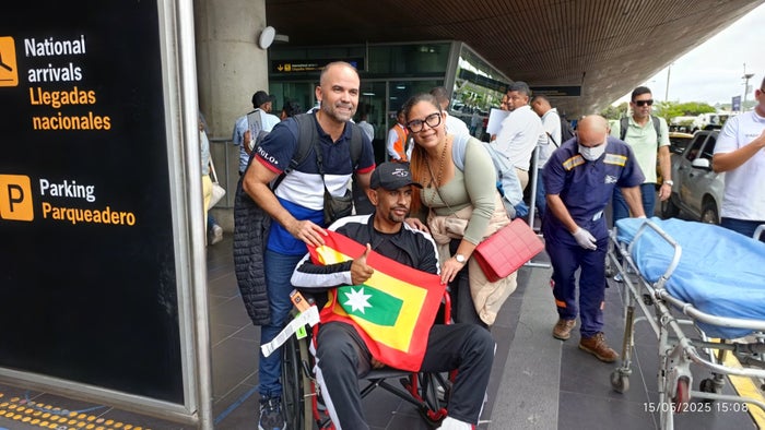 Milton García recibe atención médica especializada tras traslado desde Guatemala.