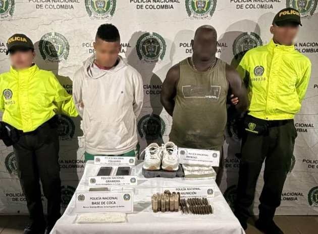 Once presuntos integrantes del Clan del Golfo fueron capturados durante una intervención conjunta entre la Policía Nacional, el Gaula Militar y la Fiscalía, en un despliegue estratégico desarrollado en Cartagena y área metropolitana