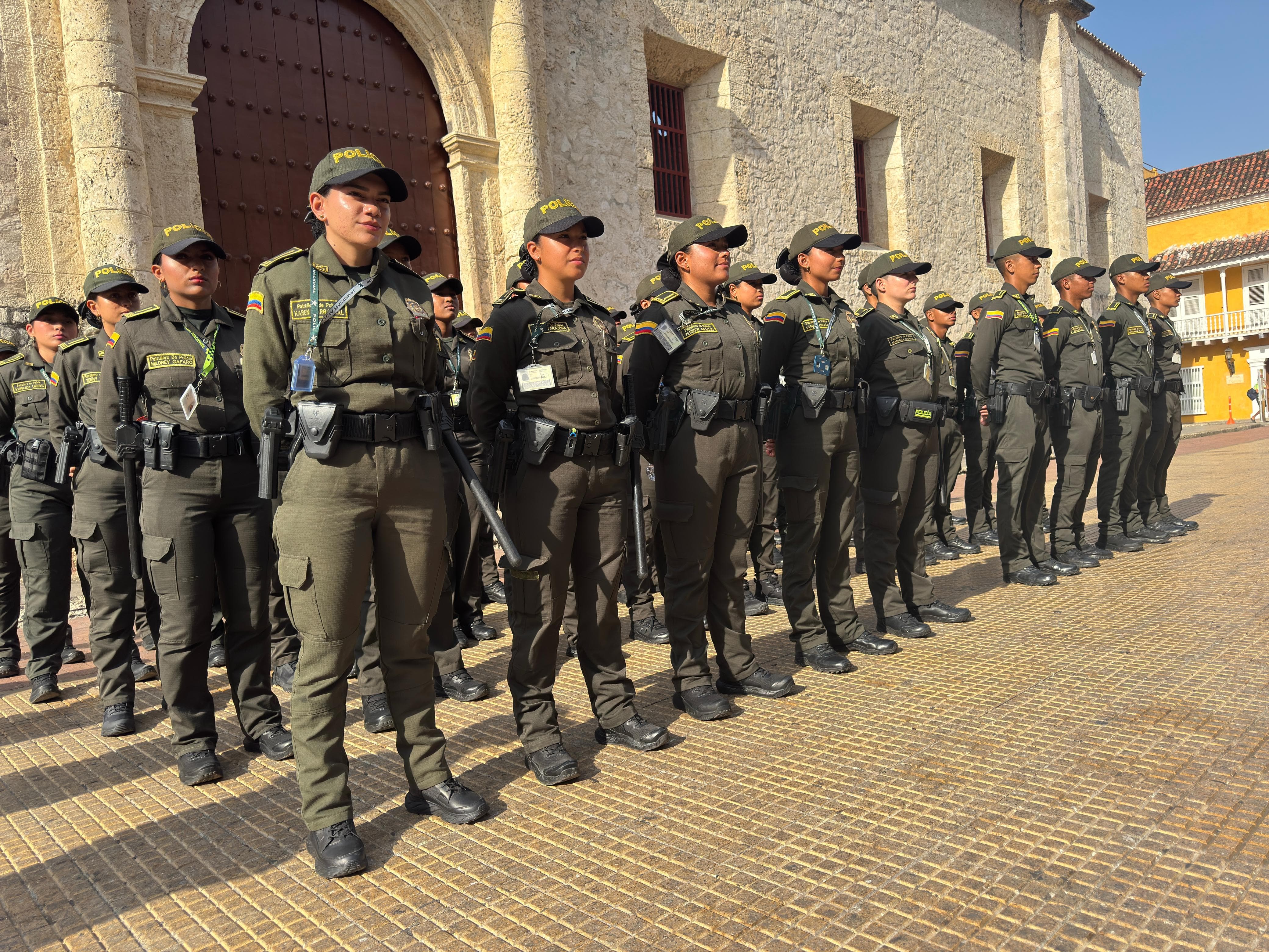 Policía en Bolívar, día de las Madres