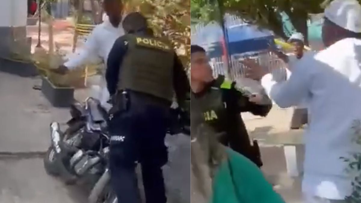 Imágenes difundidas por testigos de los hechos